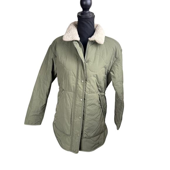 Columbia Women's Birchwood Quilted Jacket NWT GREEN SIZE XL - Picture 5 of 11